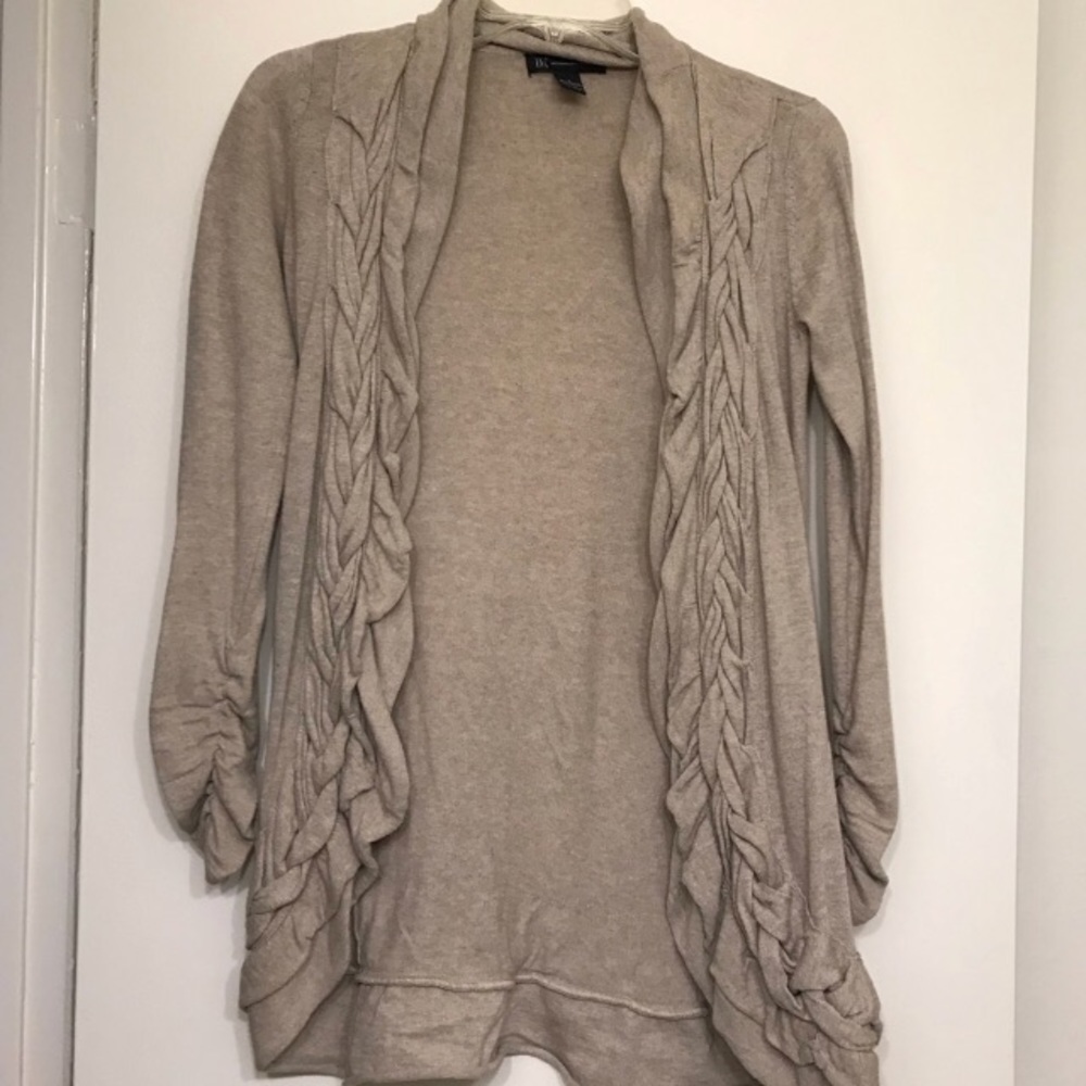 Cardigan with Braided Detail